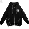 Jackets & Hoodies>LISTEN FLAVOR Shinpi no Hitomi Lace-Up Hoodie