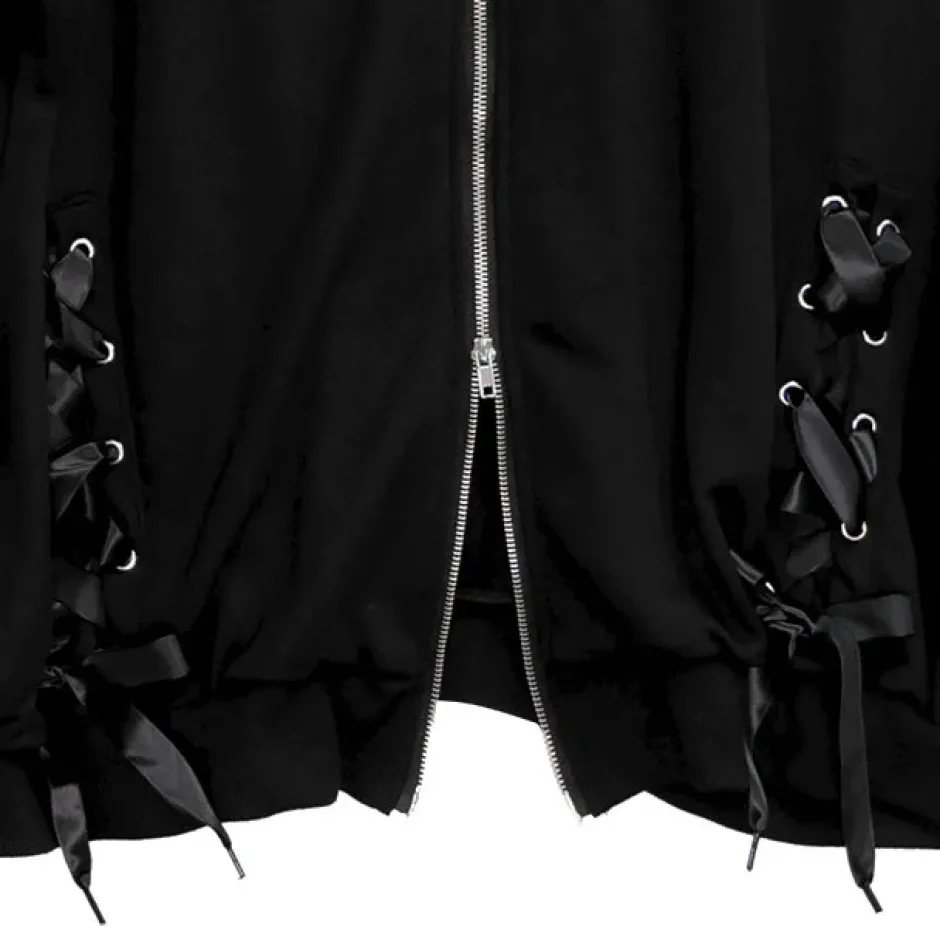 Jackets & Hoodies>LISTEN FLAVOR Shinpi no Hitomi Lace-Up Hoodie