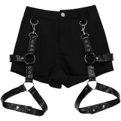 Bottoms>LISTEN FLAVOR Shorts w/ Harness Garter Belt M Size