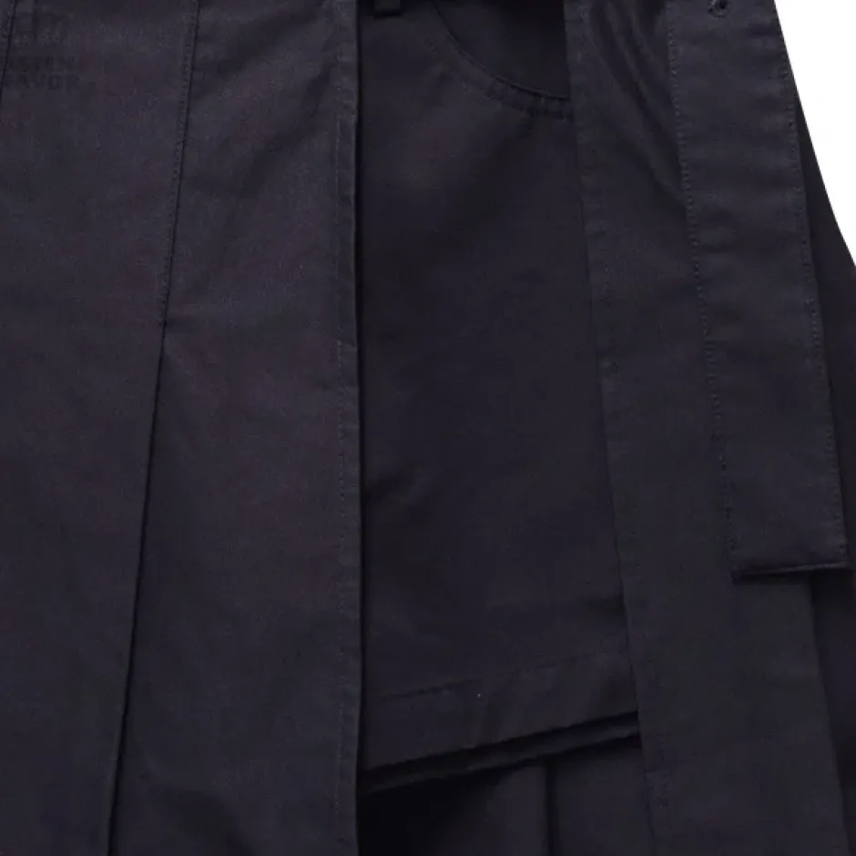 Bottoms>LISTEN FLAVOR Shorts w/ Wrap-around Pleated Skirt
