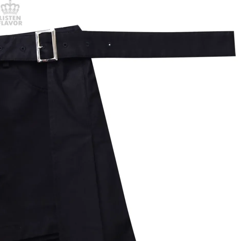 Bottoms>LISTEN FLAVOR Shorts w/ Wrap-around Pleated Skirt