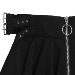 LISTEN FLAVOR Side Belt Circular Skirt Online