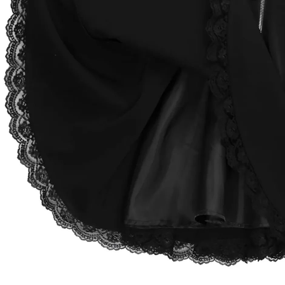 LISTEN FLAVOR Side Belt Circular Skirt Online