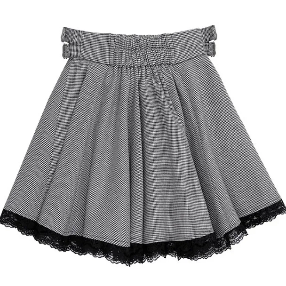 LISTEN FLAVOR Side Belt Circular Skirt Online