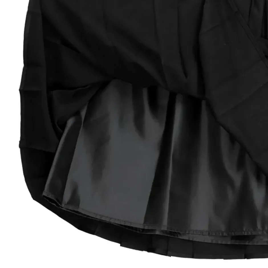 LISTEN FLAVOR Side Belt Pleated Skirt Online