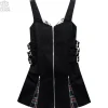 Bottoms>LISTEN FLAVOR Side Belt Zip-up Jumper Skirt