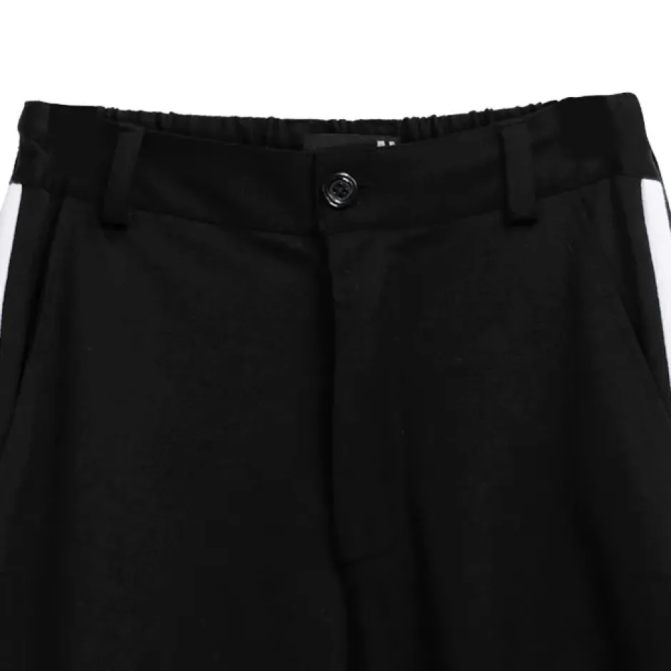 LISTEN FLAVOR Side Line Zip Super Wide Pants Hot