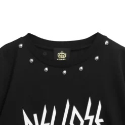 LISTEN FLAVOR Skeleton Bear Studs Big T-Shirt Sale