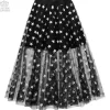 LISTEN FLAVOR Star Tulle Layered Skirt Discount