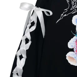 LISTEN FLAVOR Strawberry Bear Lace-Up Sleeve Pullover Online