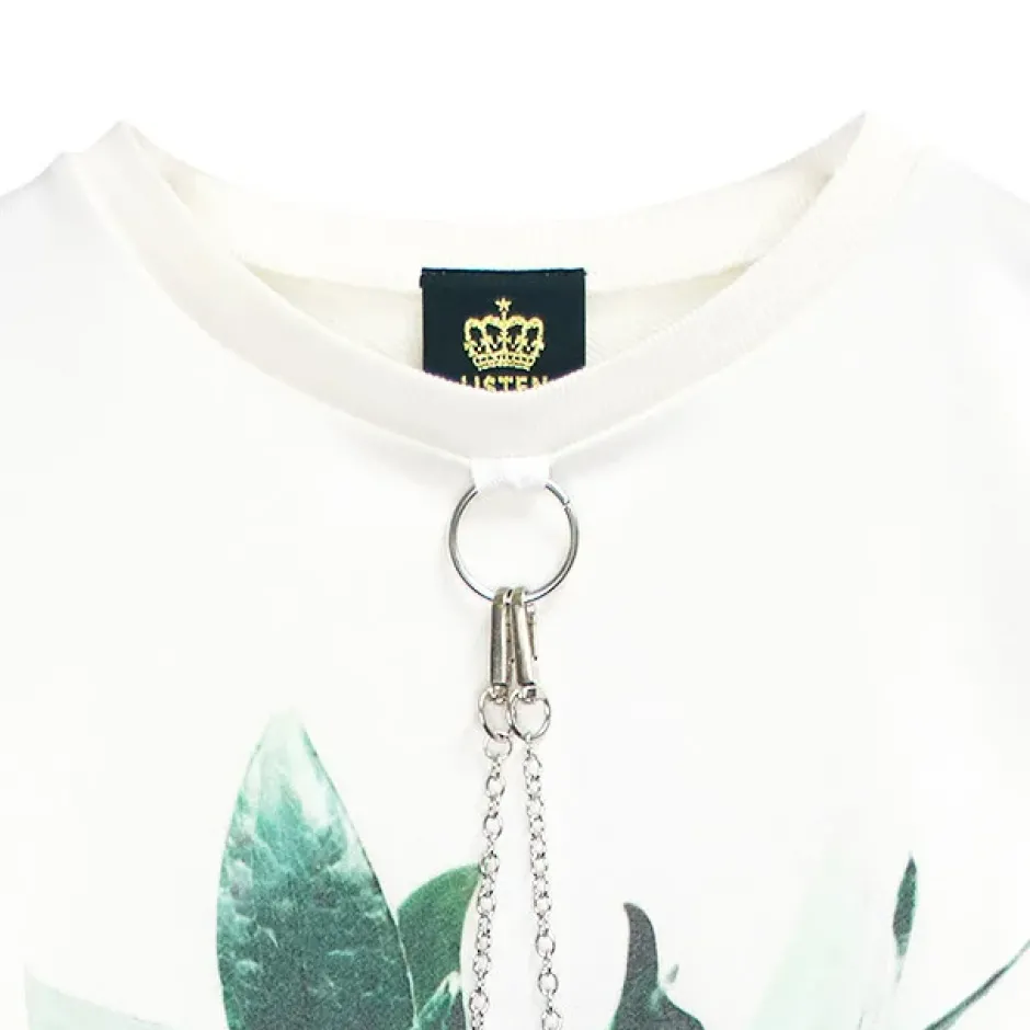 Jackets & Hoodies>LISTEN FLAVOR Strawberry Bondage Chain Pullover