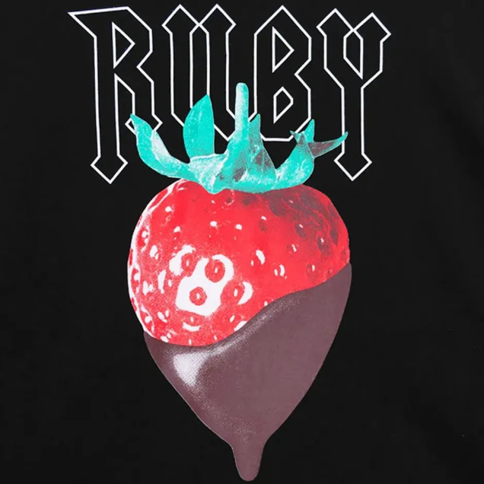 LISTEN FLAVOR Strawberry Chocolate Hoodie Clearance