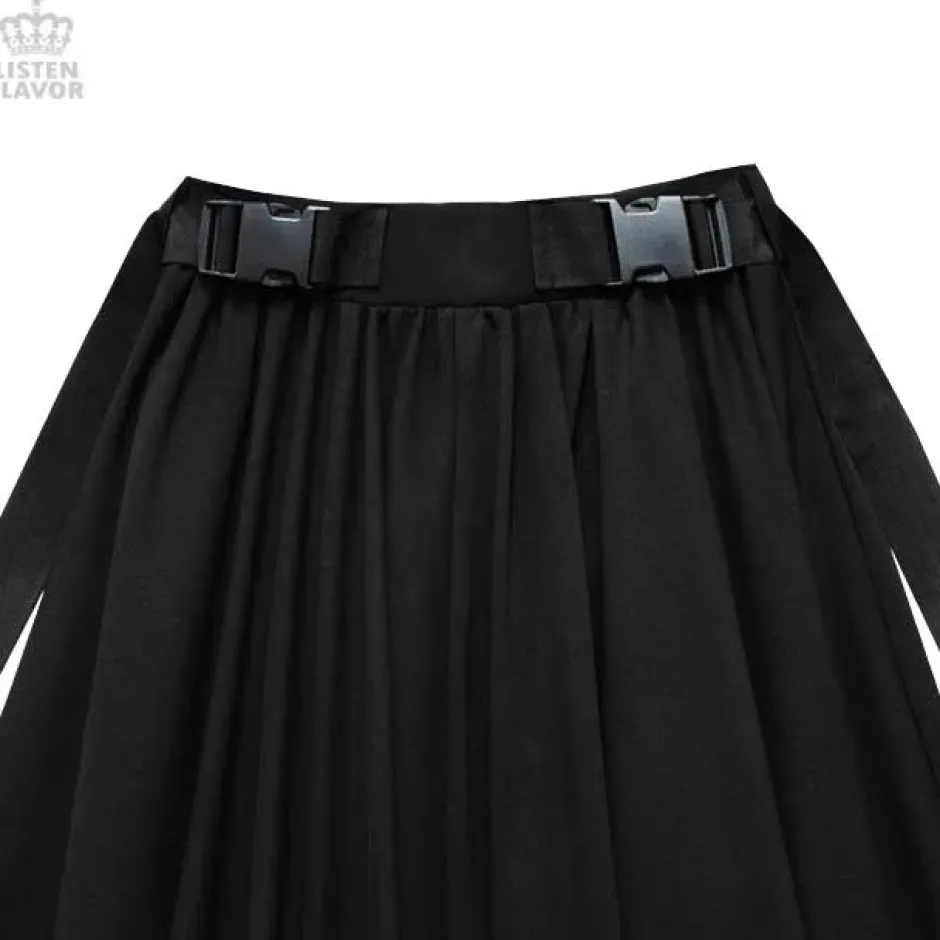LISTEN FLAVOR Swallowtail Long Skirt Sale