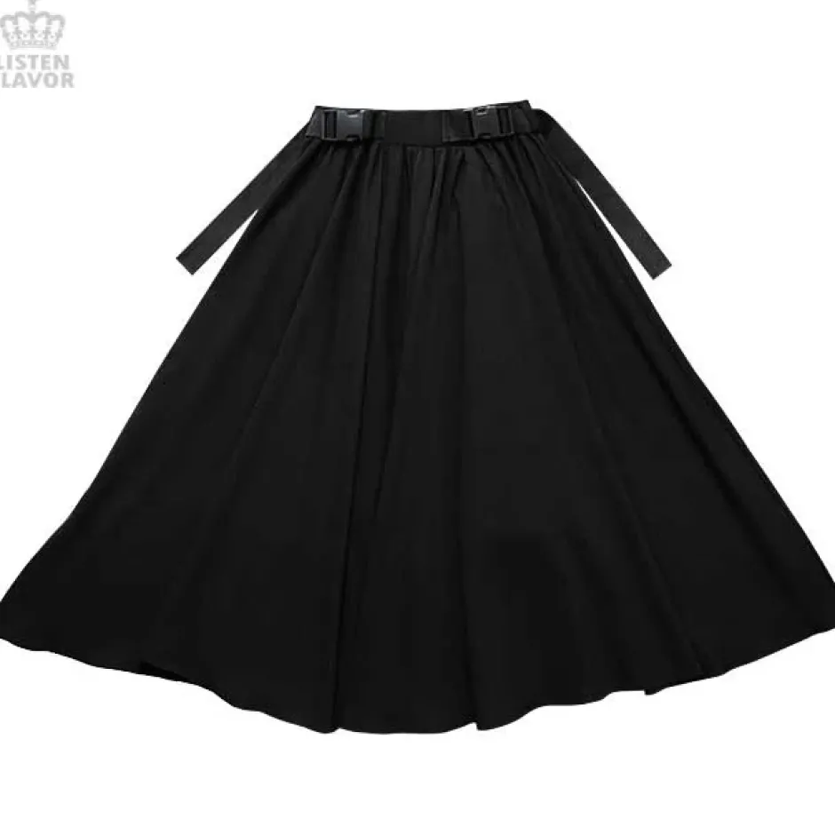 LISTEN FLAVOR Swallowtail Long Skirt Sale