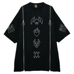 Tops>LISTEN FLAVOR The Magic Tramp Twin Zip Super BIG T-Shirt