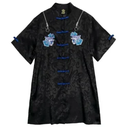 Tops>LISTEN FLAVOR Tiger and Peony China Shirt