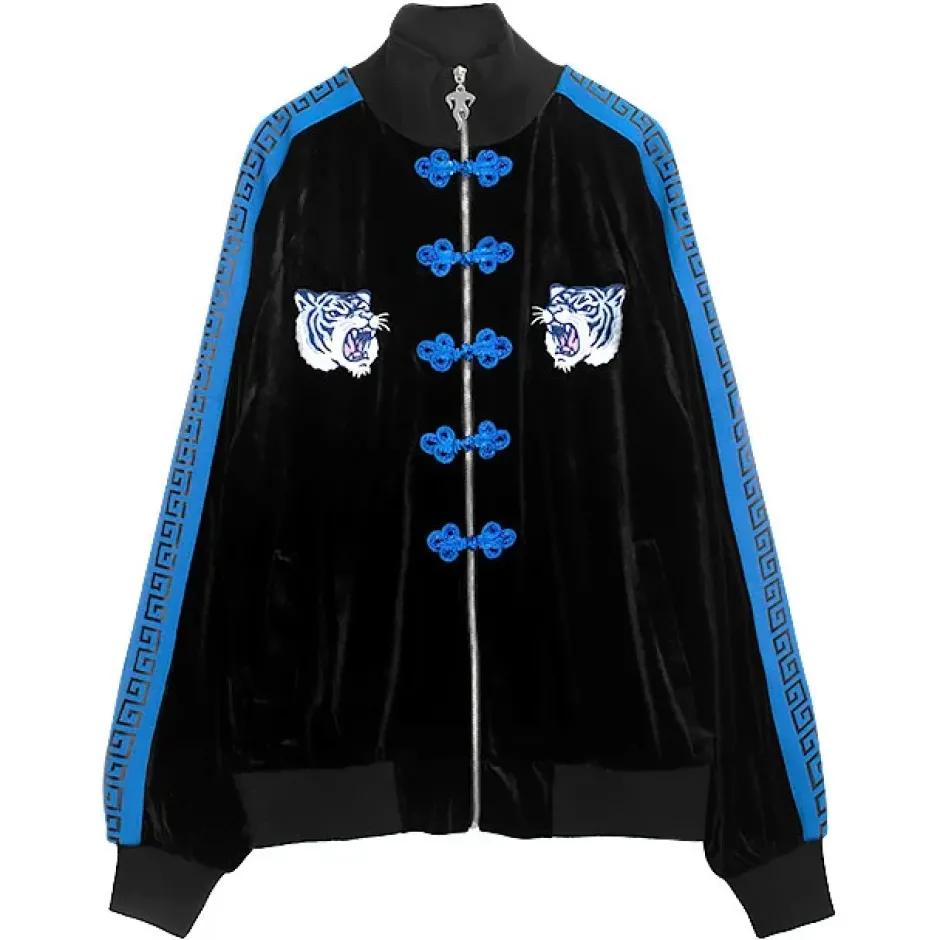 Tops>LISTEN FLAVOR Tiger China Velour Track Jacket