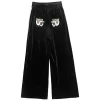 Bottoms>LISTEN FLAVOR Tiger China Velour Track Pants