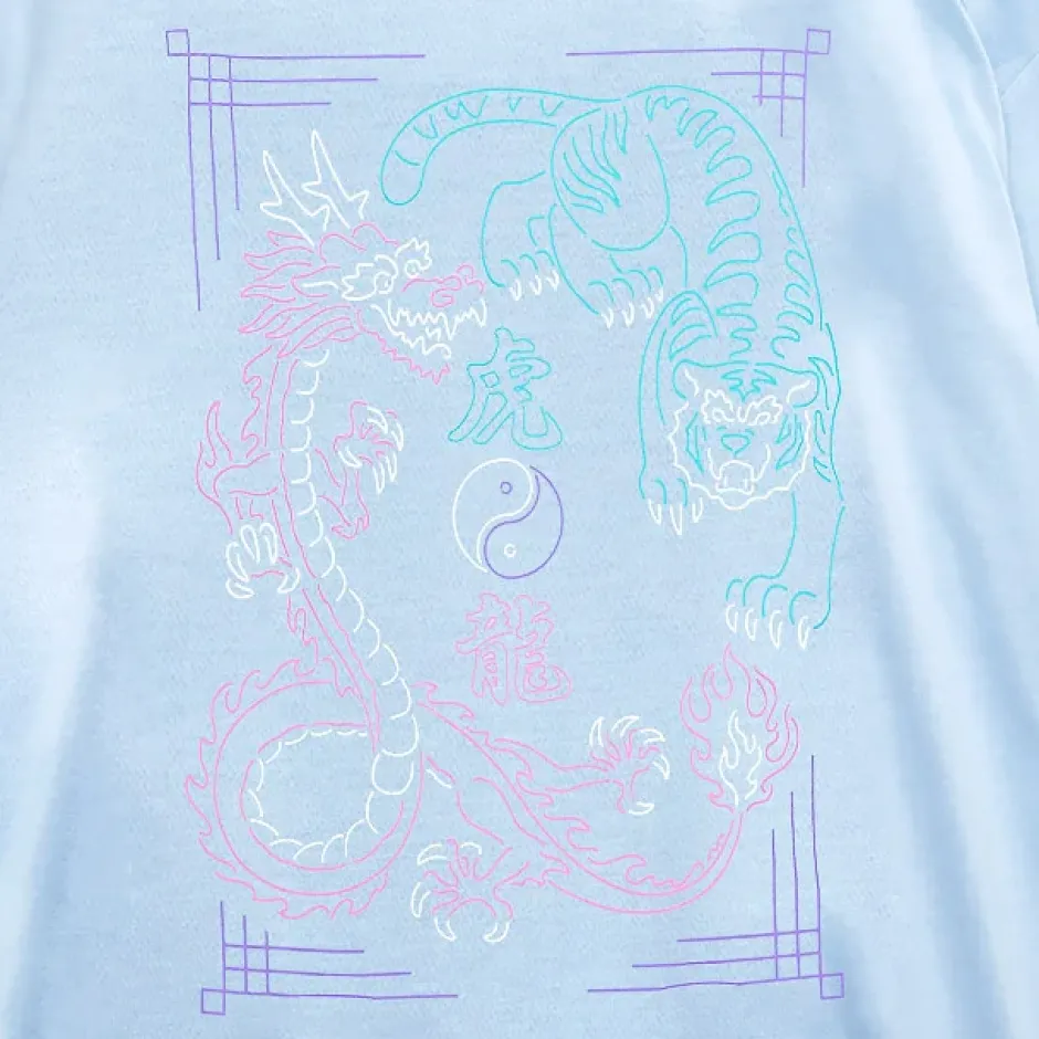 Tops>LISTEN FLAVOR Tiger Dragon China Big T-Shirt