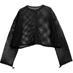 Tops>LISTEN FLAVOR Tonikaku Tsukaeru! Mesh Top