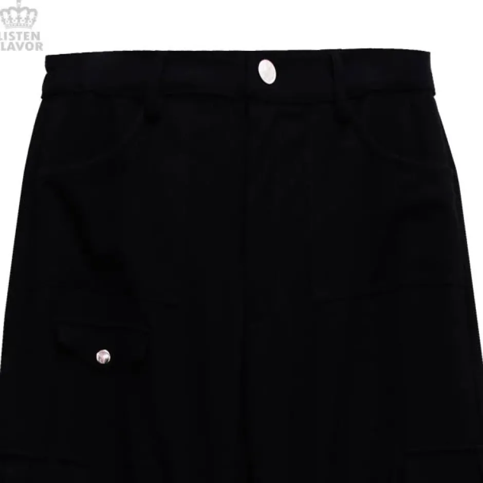Bottoms>LISTEN FLAVOR Triple Belt Bondage Pants