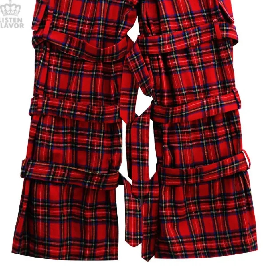 Bottoms>LISTEN FLAVOR Triple Belt Bondage Pants