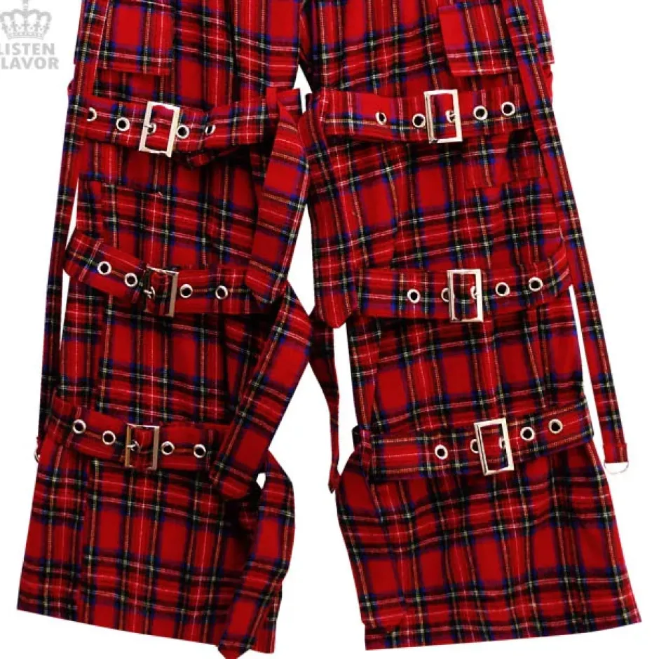 Bottoms>LISTEN FLAVOR Triple Belt Bondage Pants
