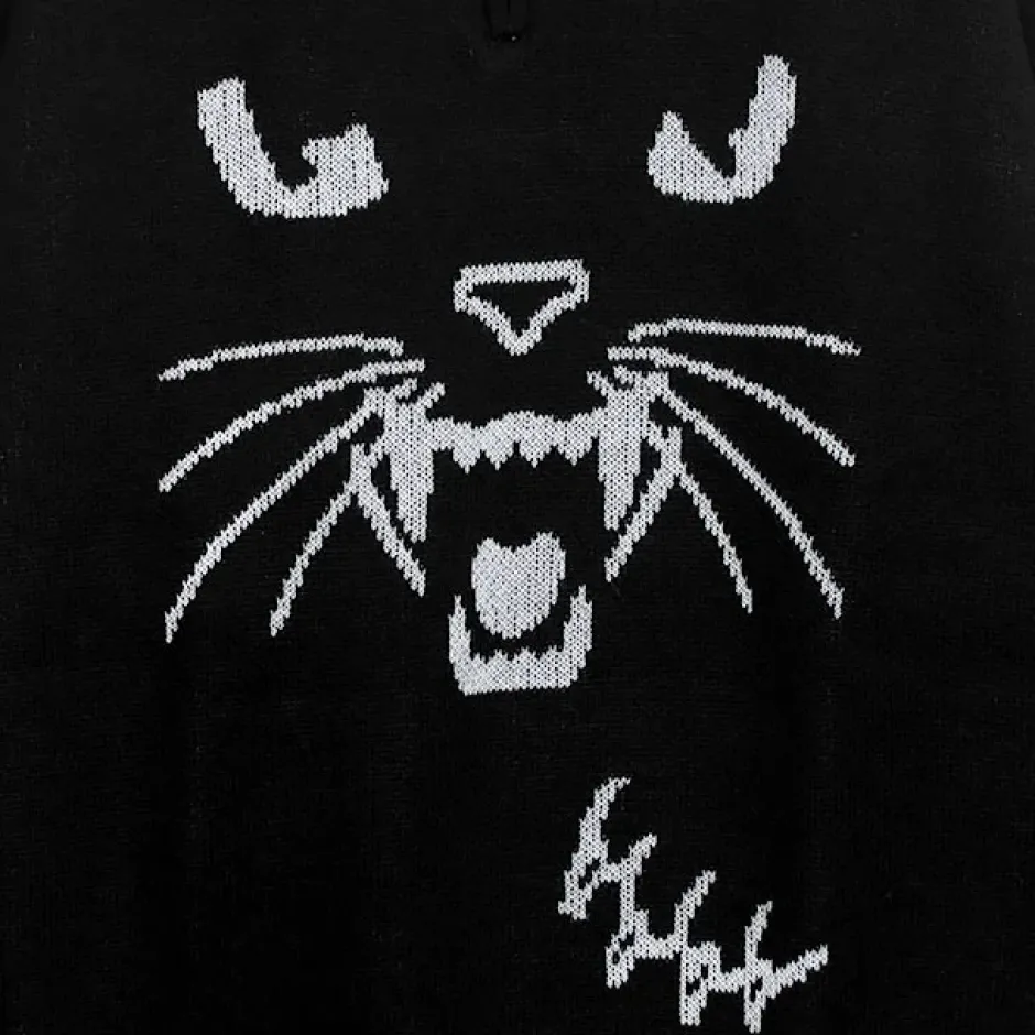 LISTEN FLAVOR Tsundere Cat Knit Sale