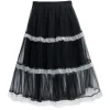Bottoms>LISTEN FLAVOR Tulle Tiered Skirt