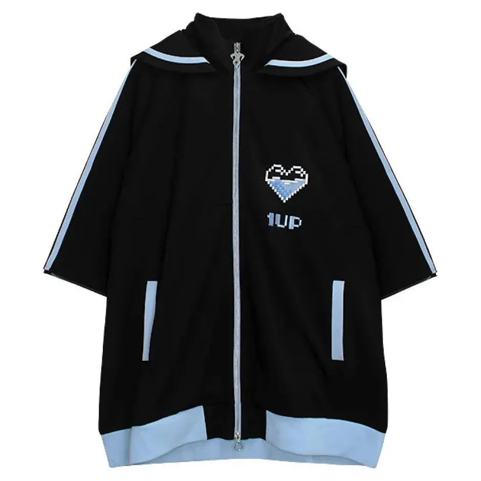 LISTEN FLAVOR 1-Up Heart Sailor Jersey Hoodie Sale