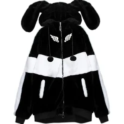 Jackets & Hoodies>LISTEN FLAVOR Usamimi Angel Fur Blouson