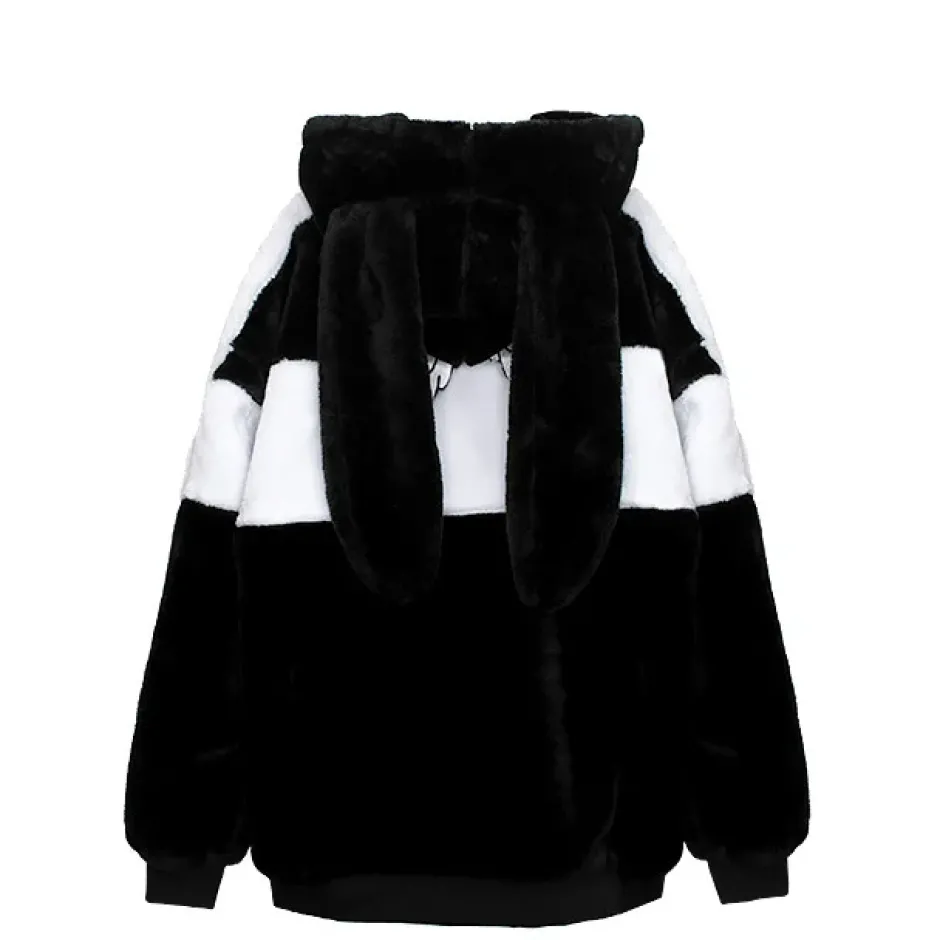Jackets & Hoodies>LISTEN FLAVOR Usamimi Angel Fur Blouson