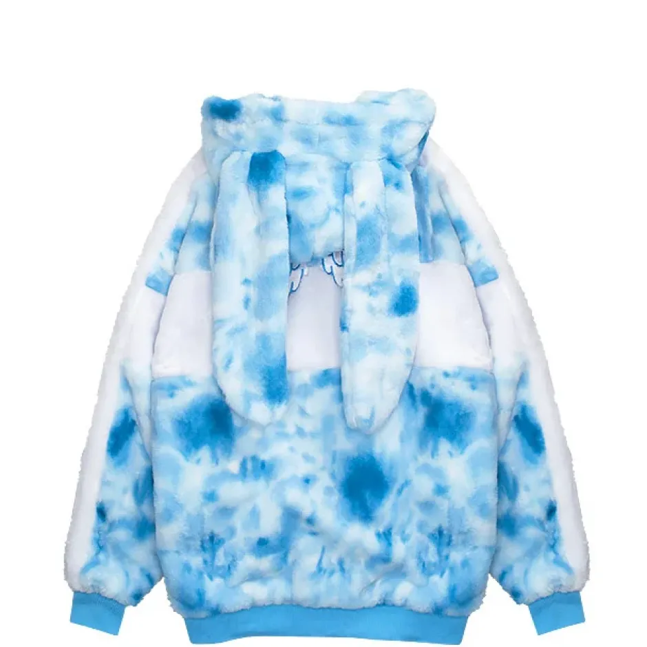 Jackets & Hoodies>LISTEN FLAVOR Usamimi Angel Fur Blouson