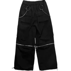 Bottoms>LISTEN FLAVOR 2-Way Ring Chain Wide Pants