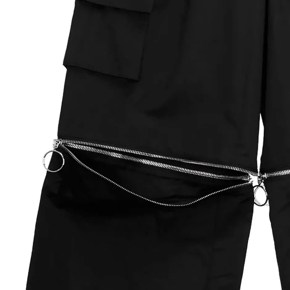 Bottoms>LISTEN FLAVOR 2-Way Ring Chain Wide Pants
