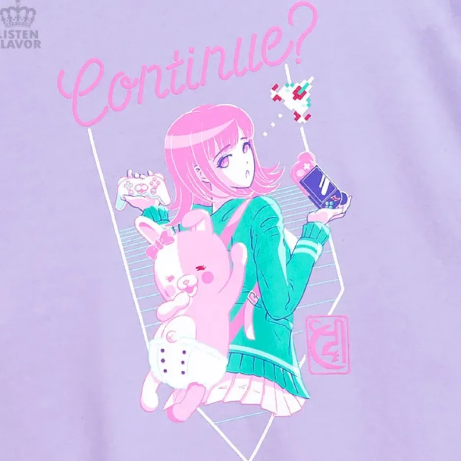 Jackets & Hoodies>LISTEN FLAVOR x Danganronpa Chiaki Nanami's Continue Hoodie