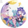 LISTEN FLAVOR x Tatsumi Tsurushima Moonlit Roses Punk Girl Collab Pin Badge Hot