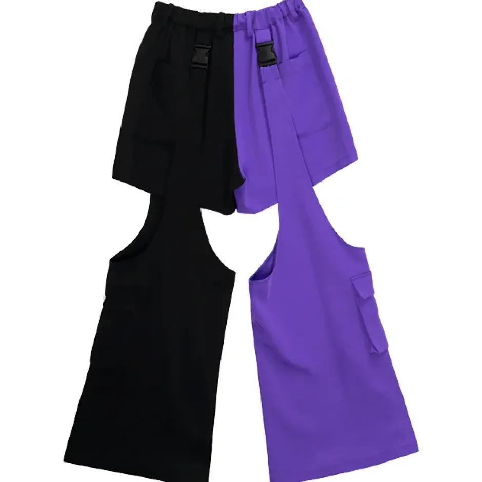 LISTEN FLAVOR Zettai Ryoiki Buckle 2-Way Pants Sale