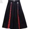 LISTEN FLAVOR Zipper Detail Long Skirt Online