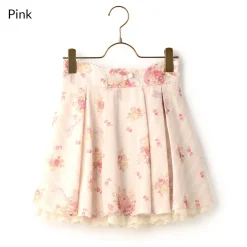 LIZ LISA Bouquet Pattern Sukapan Skirt Hot