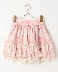 Bottoms>LIZ LISA Bouquet Ribbon Sukapan Skirt