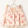 Bottoms>LIZ LISA Dot Floral Sukapan Skirt