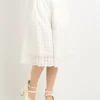 Bottoms>LIZ LISA Fruit Embroidered Gaucho Pants
