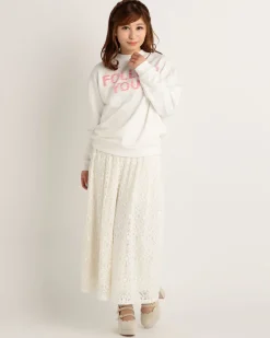 LIZ LISA Lacy Gaucho Pants Online