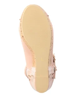 LIZ LISA Rose Wedge Pumps New