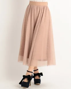 Bottoms>LIZ LISA Tulle Gaucho Pants
