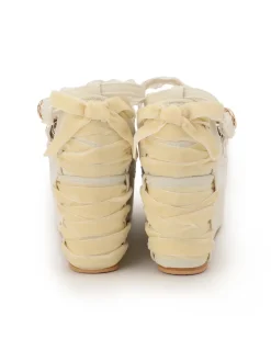 LIZ LISA Velour Lace-Up Platform Shoes Online