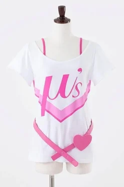 Cosplay Outfits>Love Live! Happy Maker! Honoka T-Shirt Cosplay Set