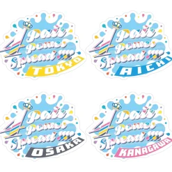Love Live! Hasu no Sora Jogakuin School Idol Club 5th Live Tour ~4Pair Power Spread!!!!~ Memorial Pin Hot