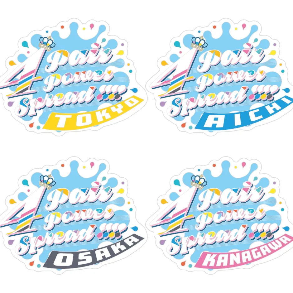 Love Live! Hasu no Sora Jogakuin School Idol Club 5th Live Tour ~4Pair Power Spread!!!!~ Memorial Pin Hot